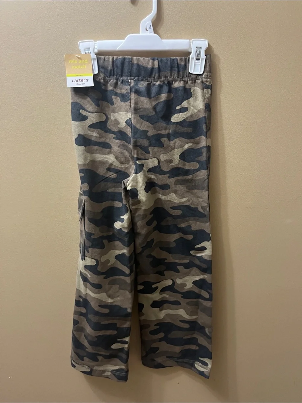 Carter's Boys Camouflage Cargo Joggers - Green and Brown